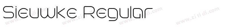 Sieuwke Regular字体转换 Sieuwke Regular字体转换